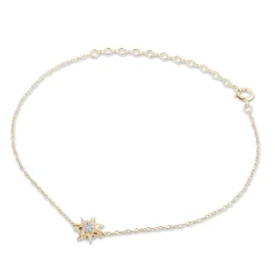 Enchanted Disney Fine Jewelry 10K Yellow Gold with Diamond Accent Rapunzel Sun Bracelet