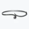 Enchanted Disney Fine Jewelry Black Rhodium Over Sterling Silver with 1/6 CTTW Diamonds Ursula Bracelet