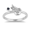 Enchanted Disney Fine Jewelry Sterling Silver Blue Sapphire Aurora Merriweather Ring