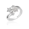 Enchanted Disney Fine Jewelry Sterling Silver 1/10 CTTW Tinker Bell Ring