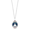 Enchanted Disney Fine Jewelry 14K Rose Gold Over Sterling Silver with 1/8 CTTW Diamonds Majestic Princess Pendant Necklace