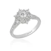 Enchanted Disney Fine Jewelry 14K White Gold with 5/8 CTTW Diamond Elsa Engagement Ring