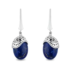Enchanted Disney Fine Jewelry Sterling Silver with Diamond Accents Moana Dangle Earrings