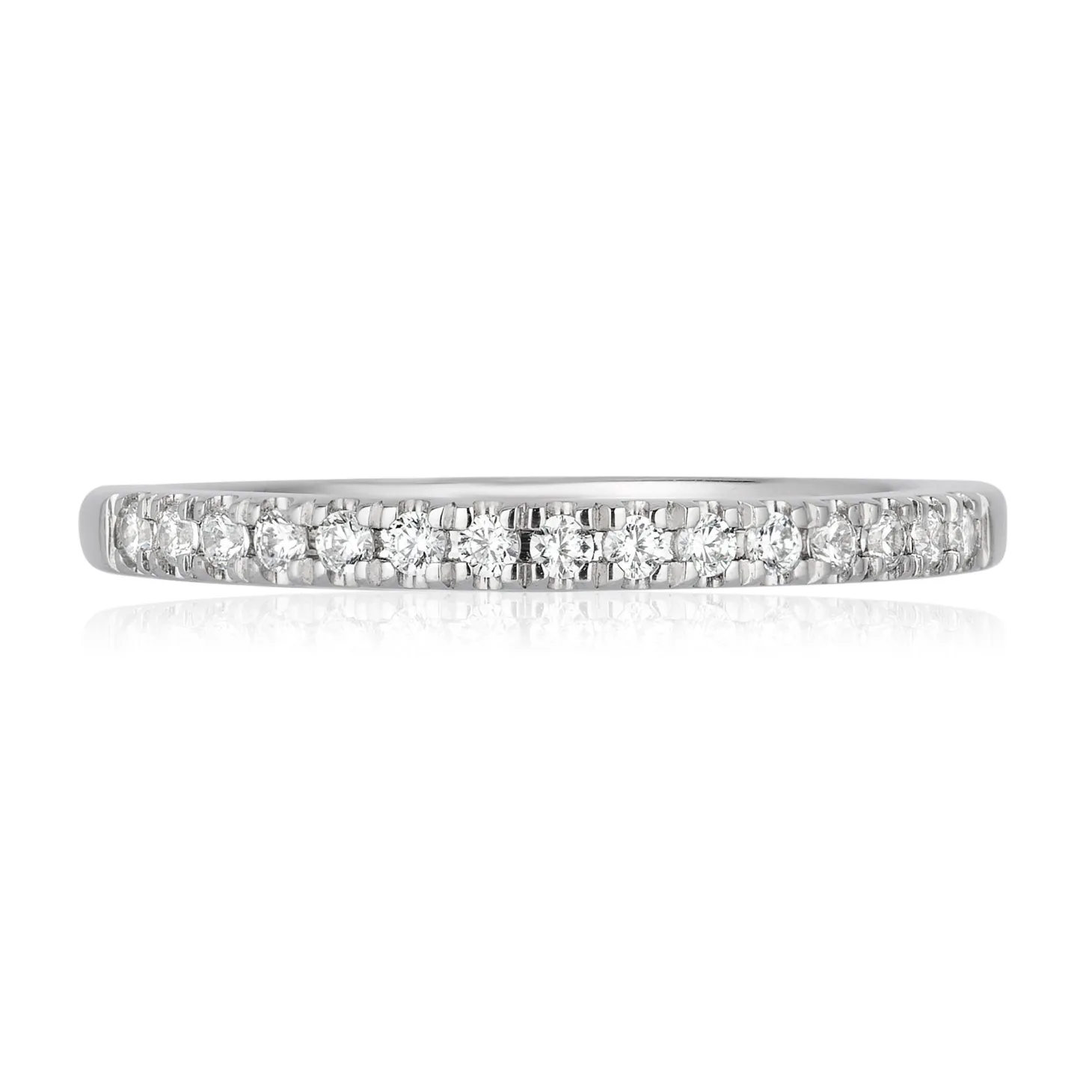 Enchanted Disney Fine Jewelry 14K White Gold with 1/2 CTTW Ariel Shell Bridal Set