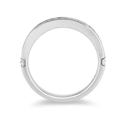 Enchanted Disney Fine Jewelry 14K White Gold 1/5 CTTW Majestic Princess Anniversary Band