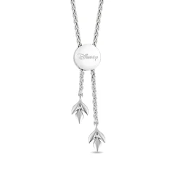 Enchanted Disney Fine Jewelry Sterling Silver and 10K Yellow Gold with 1/10 CTTW Diamonds Anna Bracelet