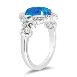 Enchanted Disney Fine Jewelry Sterling Silver with Dimond Accents Cinderella Ring