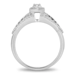 Enchanted Disney Fine Jewelry 14K White Gold With 1/2 CTTW Diamond Pocahontas Engagement Ring