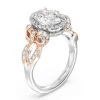 Enchanted Star Lab Grown Diamond 14K Gold Snow White Halo Engagement Ring