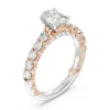 Enchanted Star Lab Grown Diamond 14K Gold Sleeping Beauty 65th Anniversary Celebration Aurora Engagement Ring