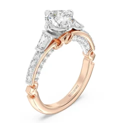 Enchanted Star Lab Grown Diamond 14K Gold Aurora Crown Engagement Ring