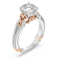 Enchanted Star Lab Grown Diamond 14K Gold Belle Vintage Engagement Ring