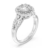 Enchanted Star Lab Grown Diamond 14K Gold Majestic Princess Halo Engagement Ring