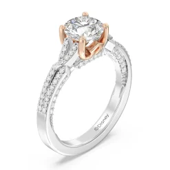 Enchanted Star Lab Grown Diamond 14K Gold Aurora Crown Engagement Ring