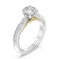 Enchanted Star Lab Grown Diamond 14K Gold Aurora Engagement Ring
