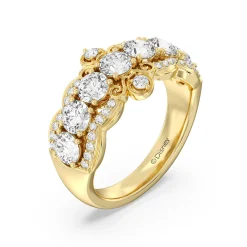 Enchanted Star Lab Grown Diamonds Cinderella Anniversary Band