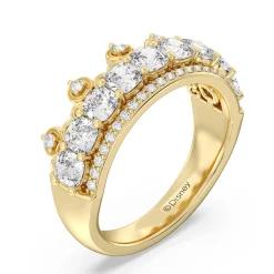 Enchanted Star Lab Grown Diamonds Cinderella Anniversary Band