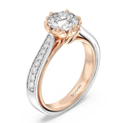 Enchanted Star Lab Grown Diamond Belle Rose Engagement Ring