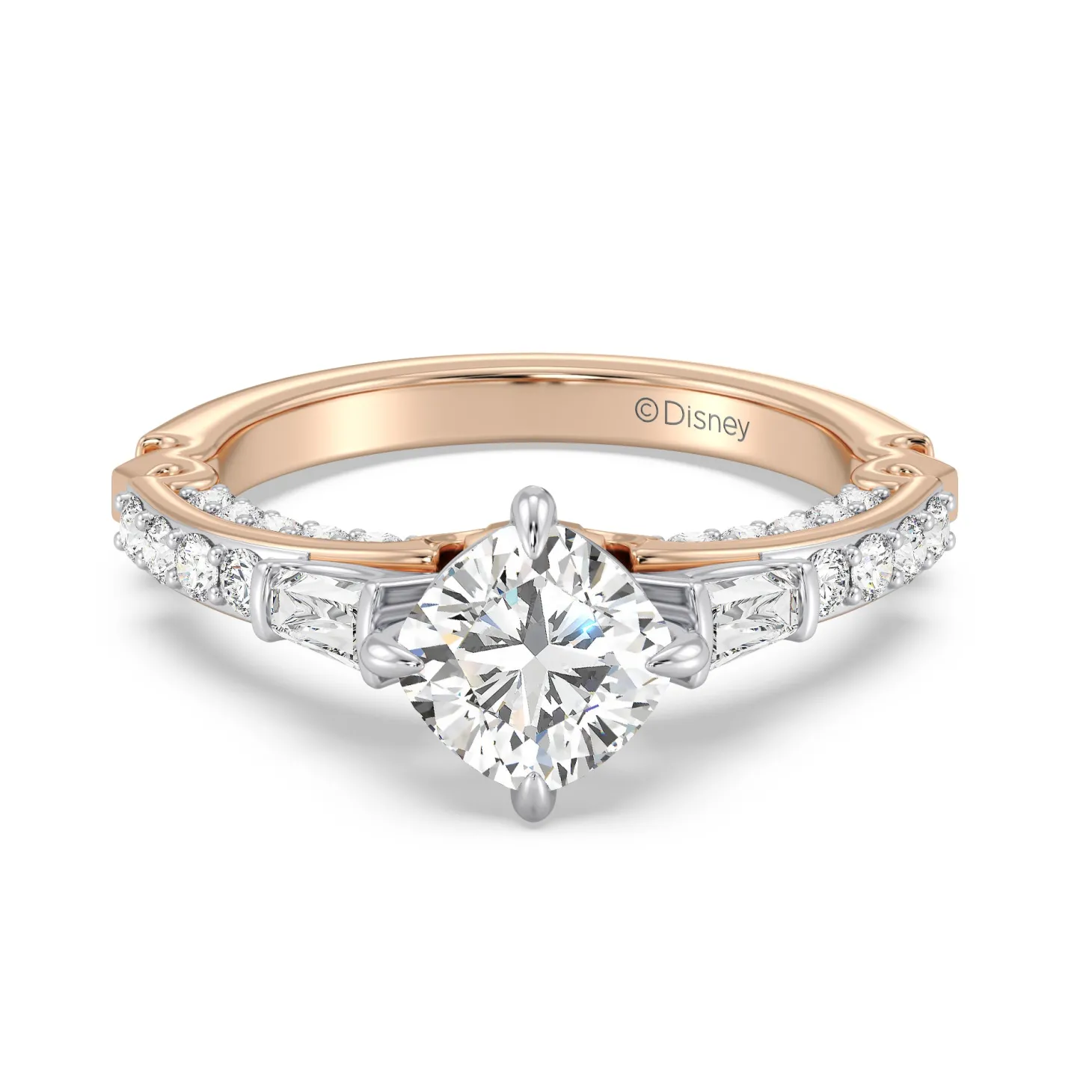Enchanted Star Lab Grown Diamond 14K Gold Aurora Crown Engagement Ring