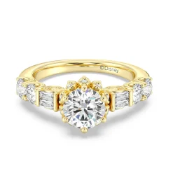 Enchanted Star Lab Grown Diamond 14K Gold Cinderella Engagement Ring