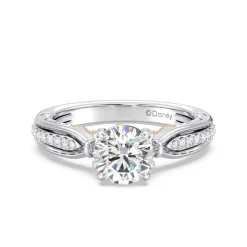 Enchanted Star Lab Grown Diamond 14K Gold Belle Rose Engagement Ring