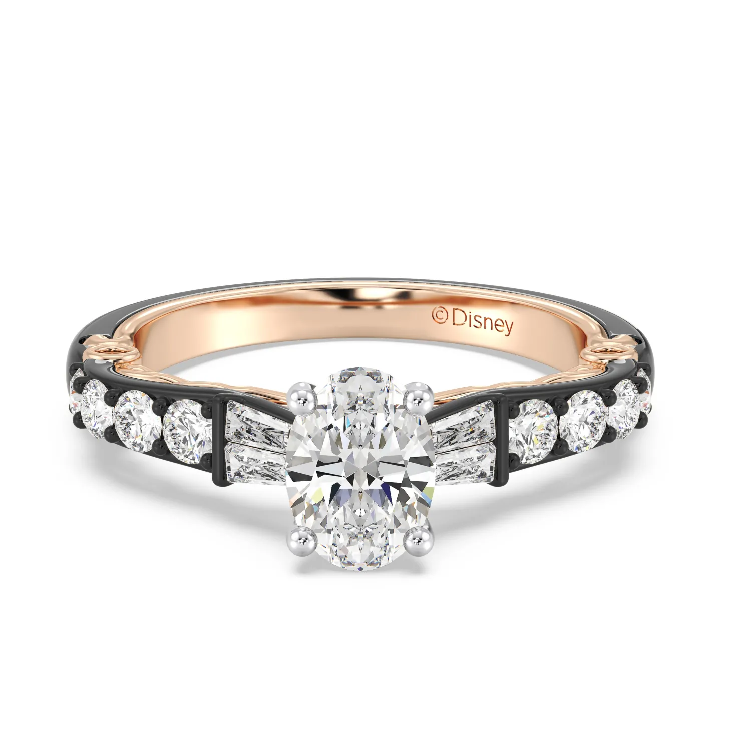 Enchanted Star Lab Grown Diamond 14K Gold Evil Queen Engagement Ring
