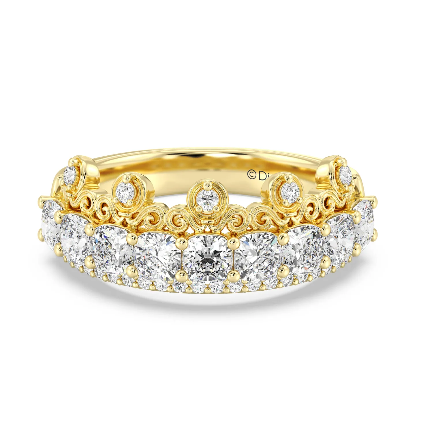 Enchanted Star Lab Grown Diamonds Cinderella Anniversary Band