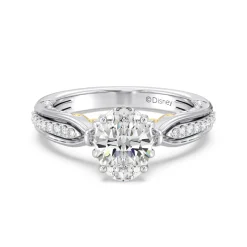 Enchanted Star Lab Grown Diamond 14K Gold Belle Rose Engagement Ring