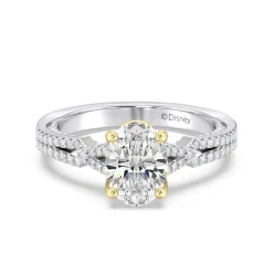 Enchanted Star Lab Grown Diamond 14K Gold Aurora Crown Engagement Ring