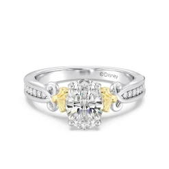 Enchanted Star Lab Grown Diamond 14K Gold Ariel Mermaid Engagement Ring
