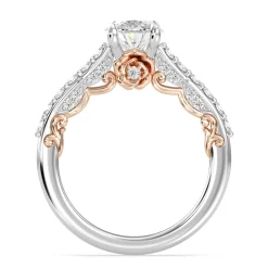 Enchanted Star Lab Grown Diamond 14K Gold Belle Rose Engagement Ring