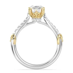 Enchanted Star Lab Grown Diamond 14K Gold Aurora Engagement Ring