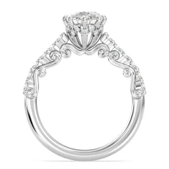 Enchanted Star Lab Grown Diamond 14K Gold Cinderella Filigree Engagement Ring