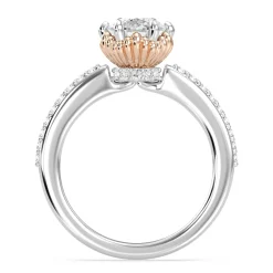 Enchanted Star Lab Grown Diamond 14K Gold Ariel Seashell Basket Engagement Ring
