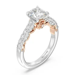 Enchanted Star Lab Grown Diamond 14K Gold Belle Rose Engagement Ring