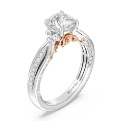 Enchanted Star Lab Grown Diamond 14K Gold Belle Rose Engagement Ring
