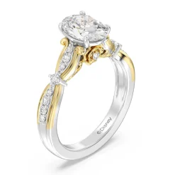 Enchanted Star Lab Grown Diamond 14K Gold Belle Ballroom Engagement Ring