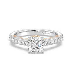 Enchanted Star Lab Grown Diamond 14K Gold Belle Rose Engagement Ring