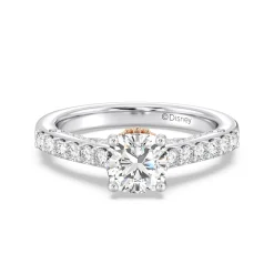 Enchanted Star Lab Grown Diamond 14K Gold Ariel Filigree Engagement Ring