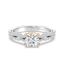 Enchanted Star Lab Grown Diamond 14K Gold Aurora Crown Engagement Ring