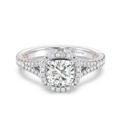 Enchanted Star Lab Grown Diamond 14K Gold Ariel Halo Engagement Ring