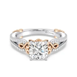 Enchanted Star Lab Grown Diamond 14K Gold Belle Vintage Engagement Ring