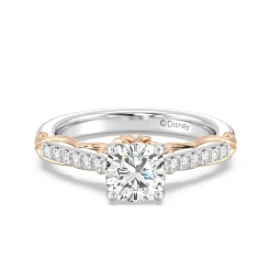 Enchanted Star Lab Grown Diamond 14K Gold Belle Rose Engagement Ring