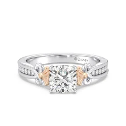 Enchanted Star Lab Grown Diamond 14K Gold Ariel Mermaid Engagement Ring