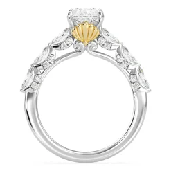 Enchanted Star Lab Grown Diamond 14K Gold Ariel Seashell Engagement Ring