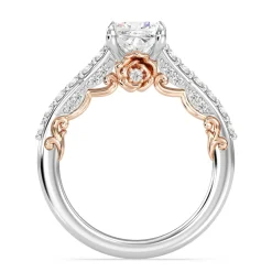 Enchanted Star Lab Grown Diamond 14K Gold Belle Rose Engagement Ring