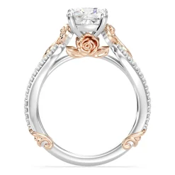 Enchanted Star Lab Grown Diamond 14K Gold Belle Vintage Engagement Ring