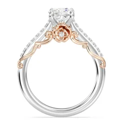 Enchanted Star Lab Grown Diamond 14K Gold Belle Rose Engagement Ring