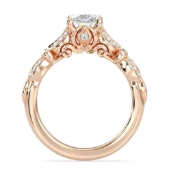 Enchanted Star Lab Grown Diamond Cinderella Carriage Engagement Ring