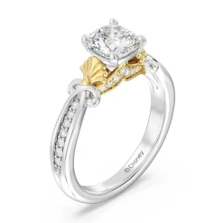 Enchanted Star Lab Grown Diamond 14K Gold Ariel Mermaid Engagement Ring